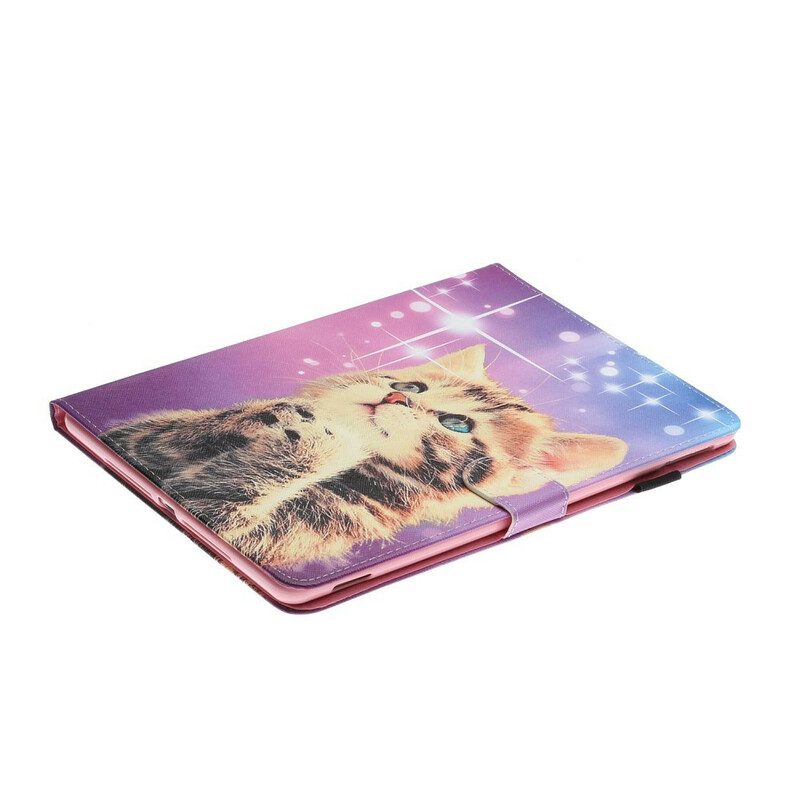 Folio-hoesje voor iPad 10.2" (2020) (2019) Kitten Sterren