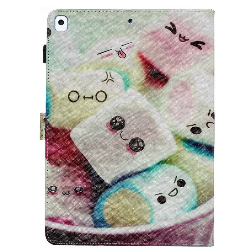 Folio-hoesje voor iPad 10.2" (2020) (2019) Leuke Marshmallows