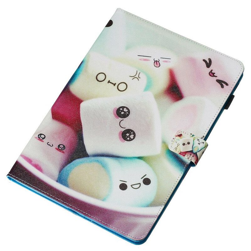 Folio-hoesje voor iPad 10.2" (2020) (2019) Leuke Marshmallows