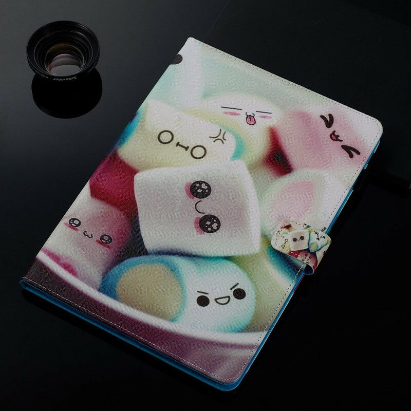 Folio-hoesje voor iPad 10.2" (2020) (2019) Leuke Marshmallows