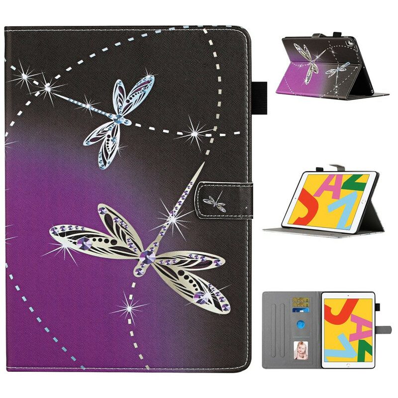 Folio-hoesje voor iPad 10.2" (2020) (2019) Libellen