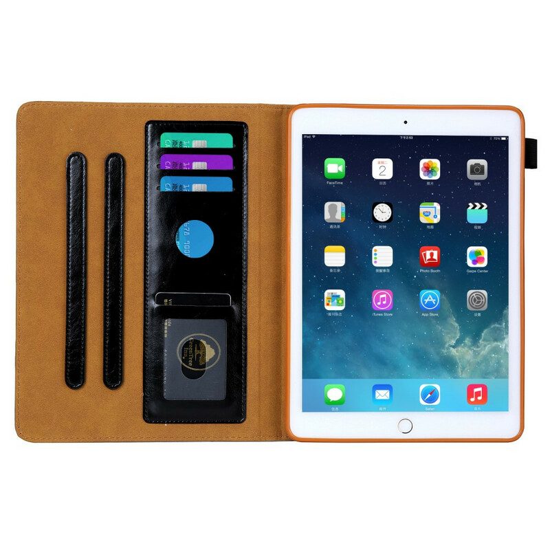 Folio-hoesje voor iPad 10.2" (2020) (2019) Zilveren Sluiting