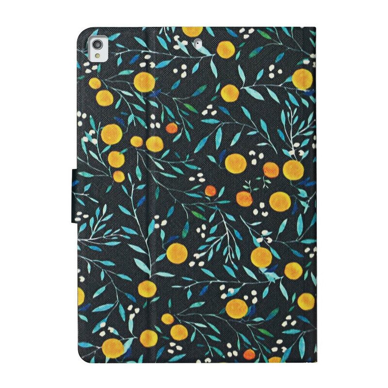 Leren Hoesje voor iPad 10.2" (2020) (2019) Bloemen