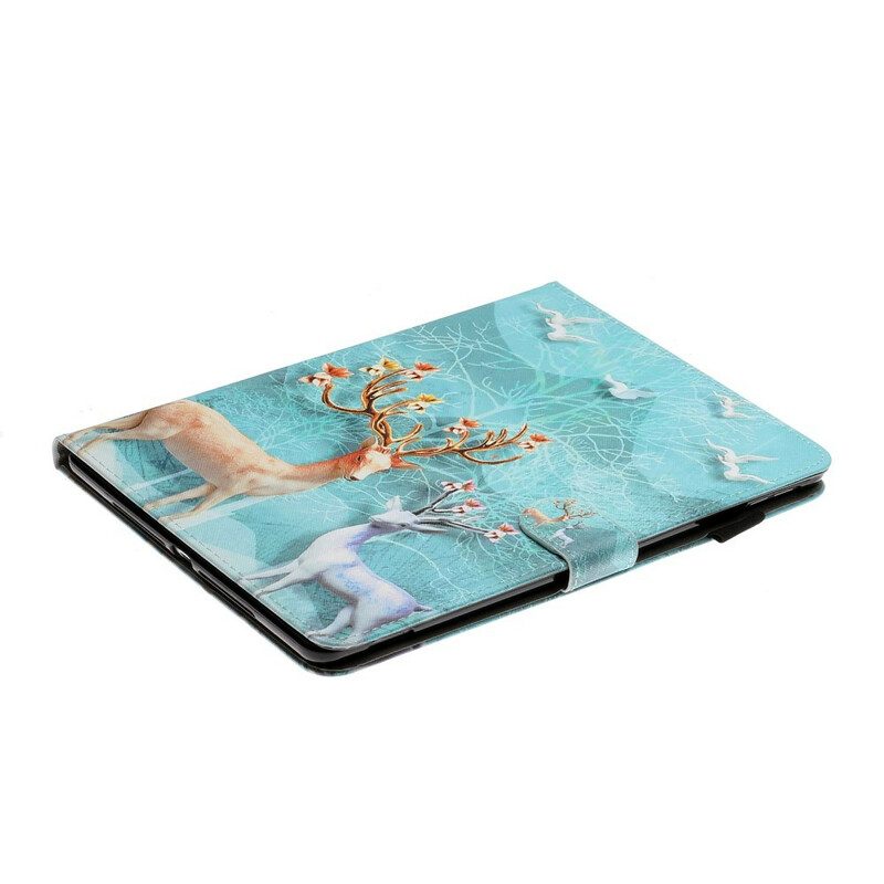 Leren Hoesje voor iPad 10.2" (2020) (2019) Hert