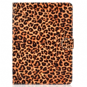 Leren Hoesje voor iPad 10.2" (2020) (2019) Luipaard