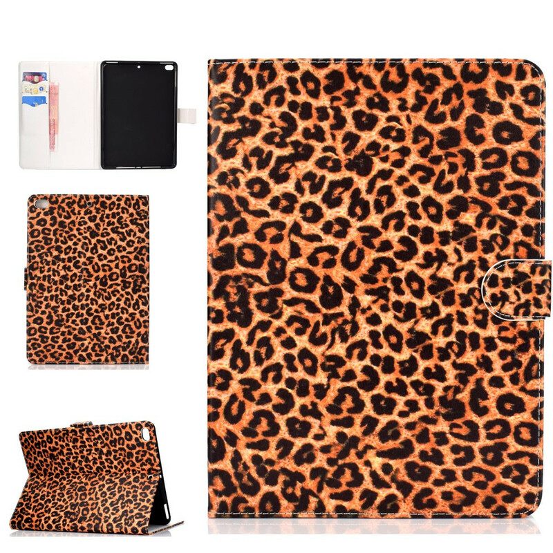 Leren Hoesje voor iPad 10.2" (2020) (2019) Luipaard