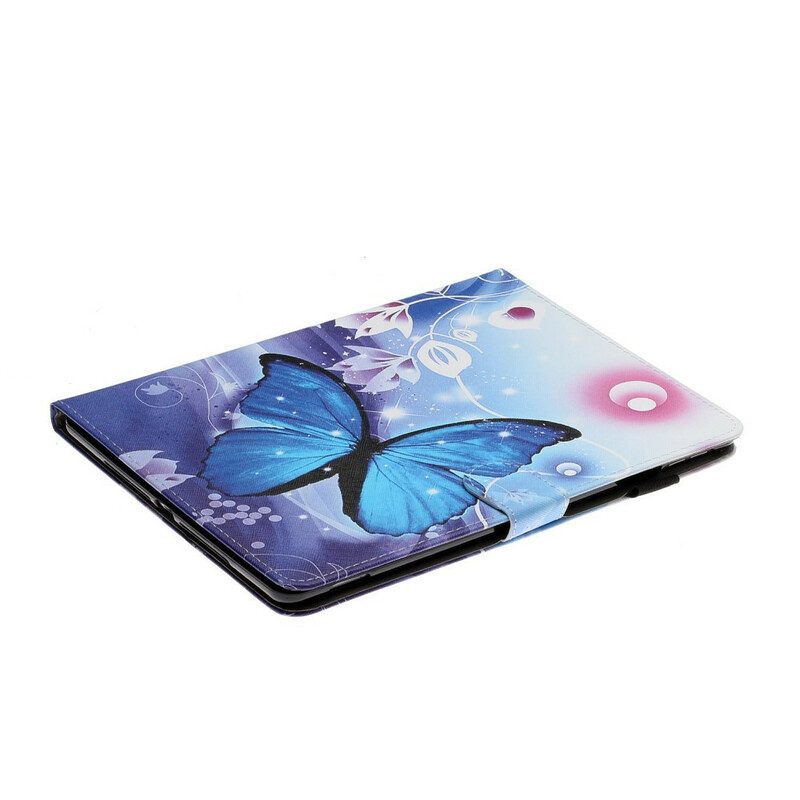 Leren Hoesje voor iPad 10.2" (2020) (2019) Magische Vlinder