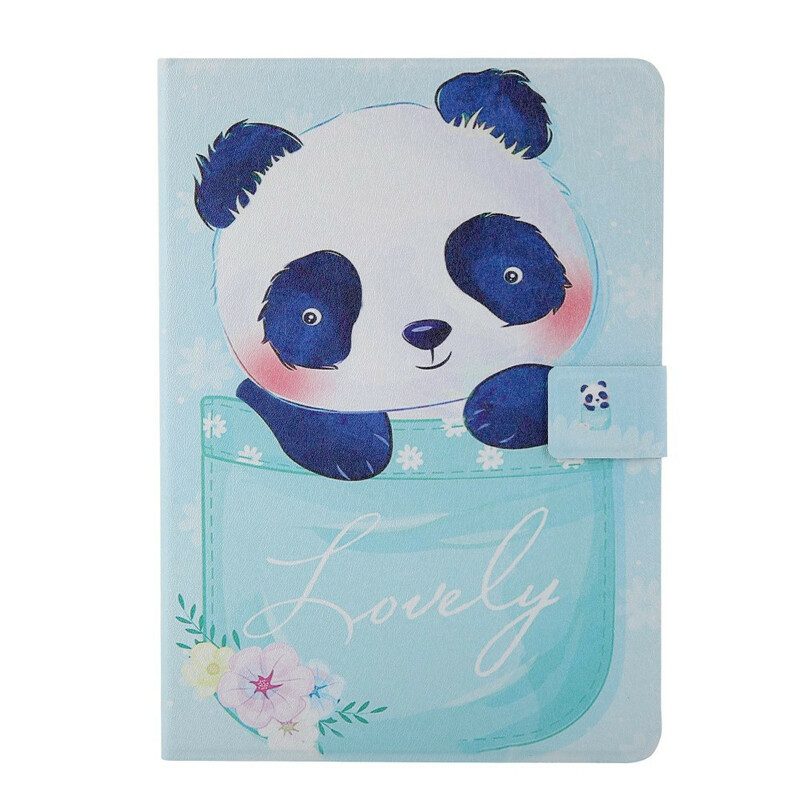 Leren Hoesje voor iPad 10.2" (2020) (2019) Panda