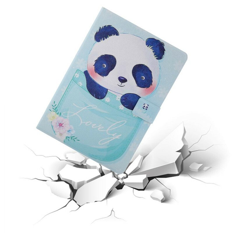 Leren Hoesje voor iPad 10.2" (2020) (2019) Panda