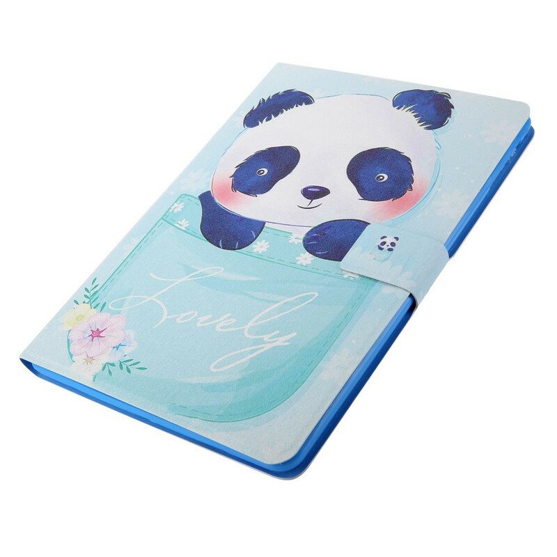 Leren Hoesje voor iPad 10.2" (2020) (2019) Panda