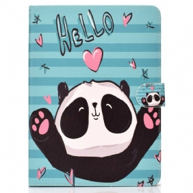 Leren Hoesje voor iPad 10.2" (2020) (2019) Panda