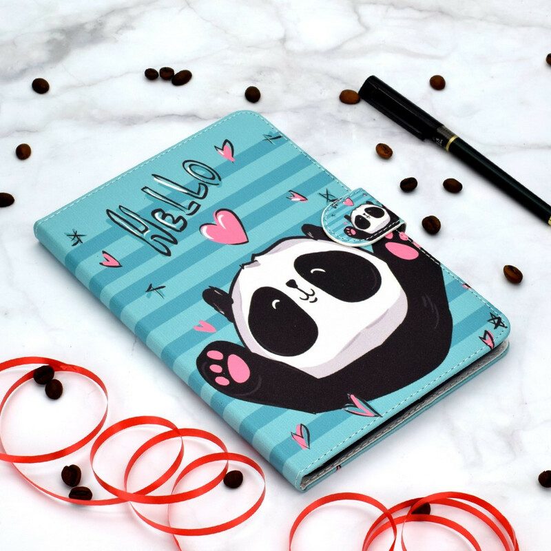 Leren Hoesje voor iPad 10.2" (2020) (2019) Panda