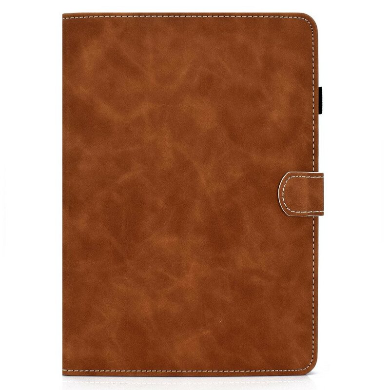 Leren Hoesje voor iPad 10.2" (2020) (2019) Vintage Kunstleer