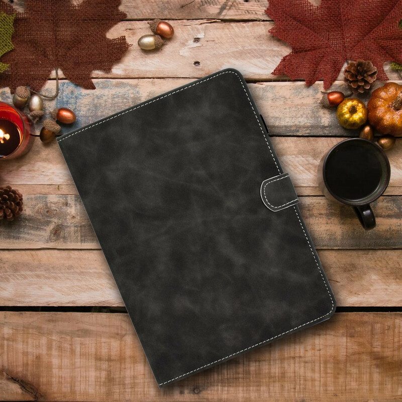 Leren Hoesje voor iPad 10.2" (2020) (2019) Vintage Kunstleer