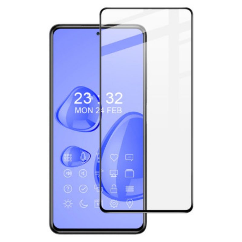 Bescherming Van Gehard Glas Contour Zwart Imak Pro Poco X3 Nfc