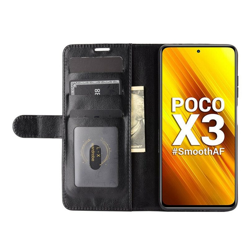 Flip Case voor Poco X3 / X3 Pro / X3 NFC Ultra Kunstleer