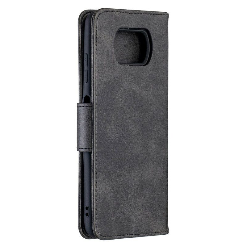 Folio-hoesje voor Poco X3 / X3 Pro / X3 NFC Flip Case Gladde Flap Schuin