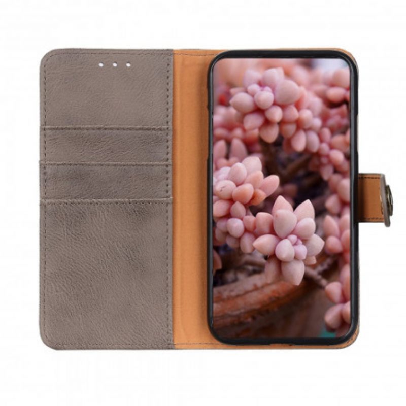 Folio-hoesje voor Poco X3 / X3 Pro / X3 NFC Imitatieleer Khazneh