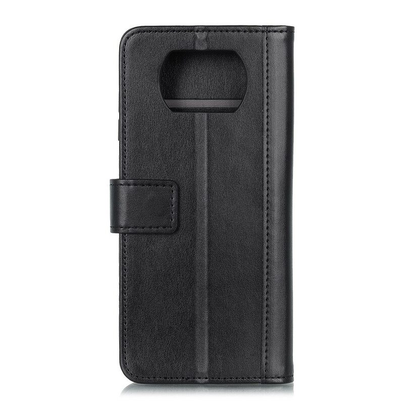 Folio-hoesje voor Poco X3 / X3 Pro / X3 NFC Leren Styling