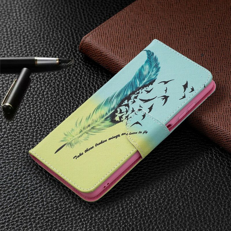 Folio-hoesje voor Poco X3 / X3 Pro / X3 NFC Leren Vliegen