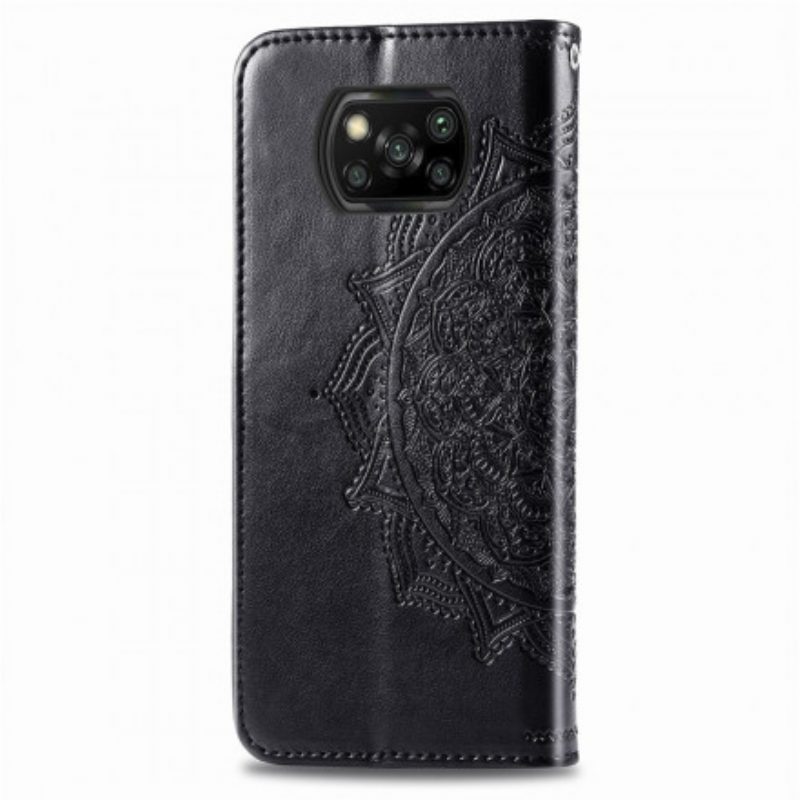 Folio-hoesje voor Poco X3 / X3 Pro / X3 NFC Mandala Middeleeuwen