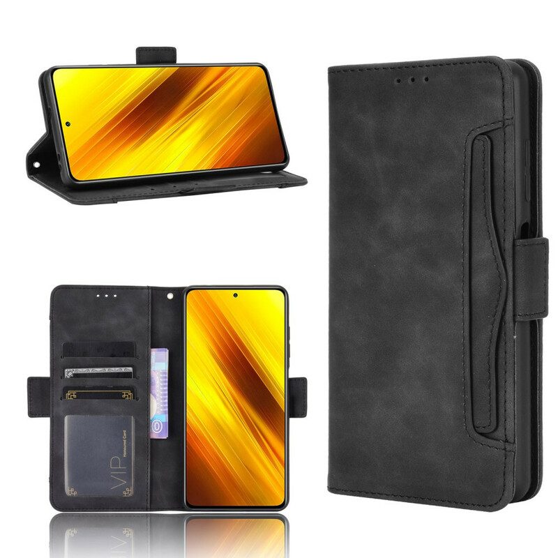 Folio-hoesje voor Poco X3 / X3 Pro / X3 NFC Premier Class Met Meerdere Kaarten