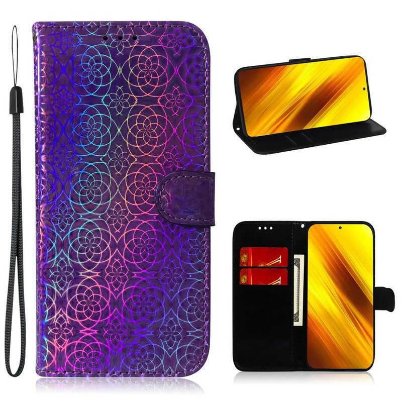 Folio-hoesje voor Poco X3 / X3 Pro / X3 NFC Pure Kleur