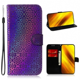 Folio-hoesje voor Poco X3 / X3 Pro / X3 NFC Pure Kleur