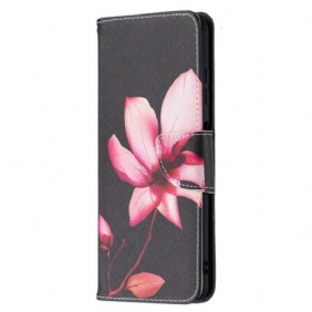 Folio-hoesje voor Poco X3 / X3 Pro / X3 NFC Roze Bloem