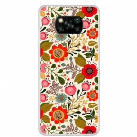 Hoesje voor Poco X3 / X3 Pro / X3 NFC Bloemen Tapijt