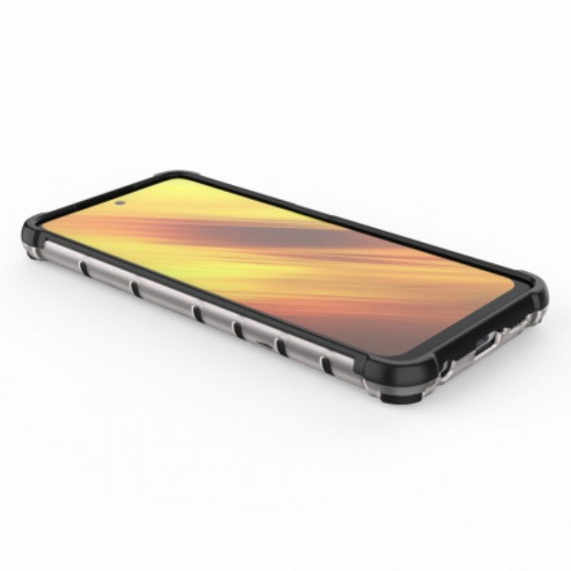 Hoesje voor Poco X3 / X3 Pro / X3 NFC Honingraatstijl