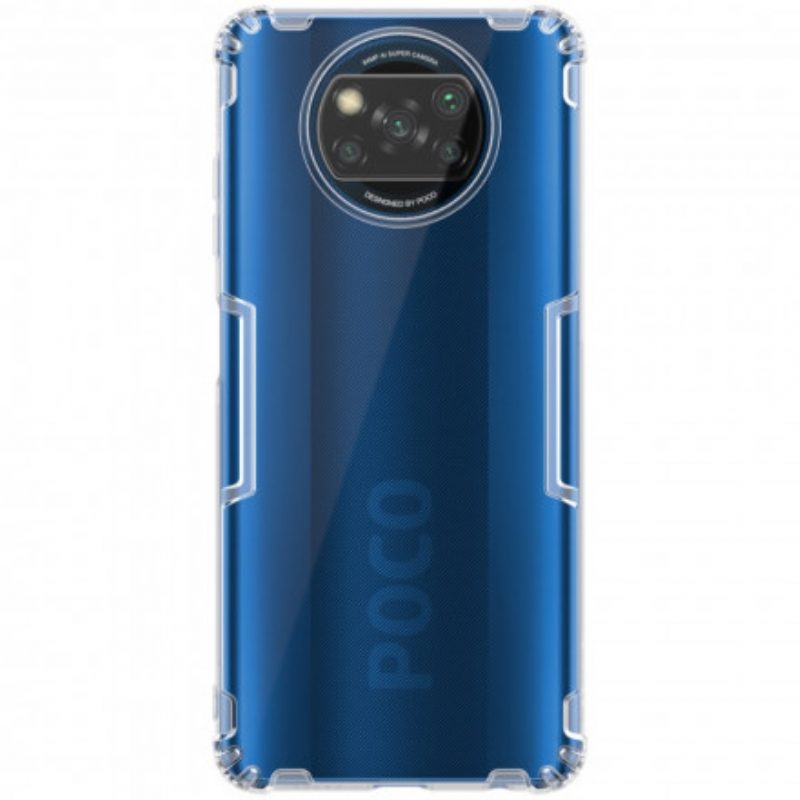 Hoesje voor Poco X3 / X3 Pro / X3 NFC Versterkte Transparante Nillkin