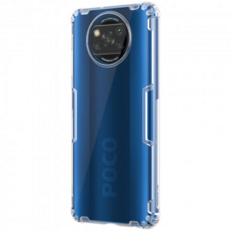 Hoesje voor Poco X3 / X3 Pro / X3 NFC Versterkte Transparante Nillkin