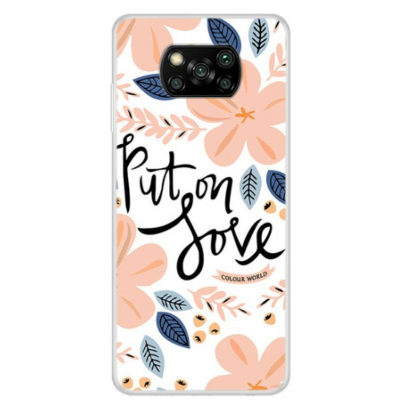 Hoesje voor Poco X3 / X3 Pro / X3 NFC Zet Op Liefde