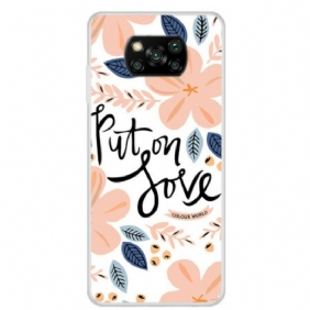 Hoesje voor Poco X3 / X3 Pro / X3 NFC Zet Op Liefde