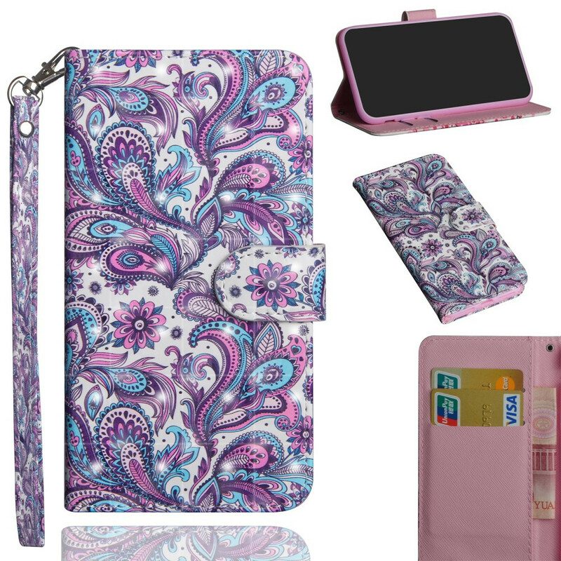 Leren Hoesje voor Poco X3 / X3 Pro / X3 NFC Bloemen Patronen