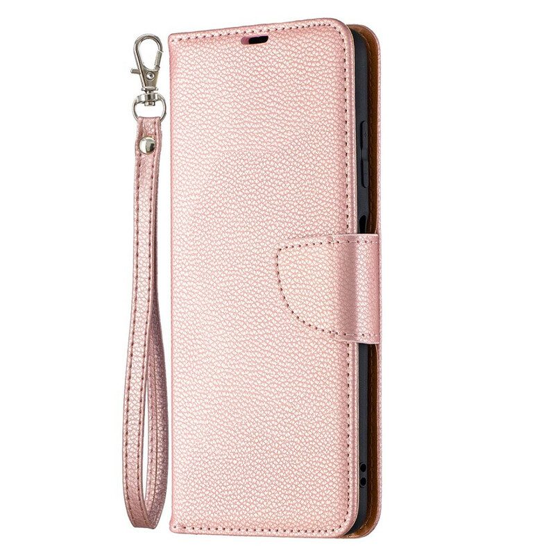 Leren Hoesje voor Poco X3 / X3 Pro / X3 NFC Folio-hoesje Lychee Rabat Schuin