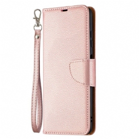 Leren Hoesje voor Poco X3 / X3 Pro / X3 NFC Folio-hoesje Lychee Rabat Schuin