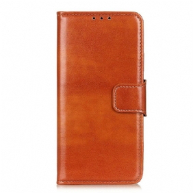 Leren Hoesje voor Poco X3 / X3 Pro / X3 NFC Geglazuurd Kunstleer