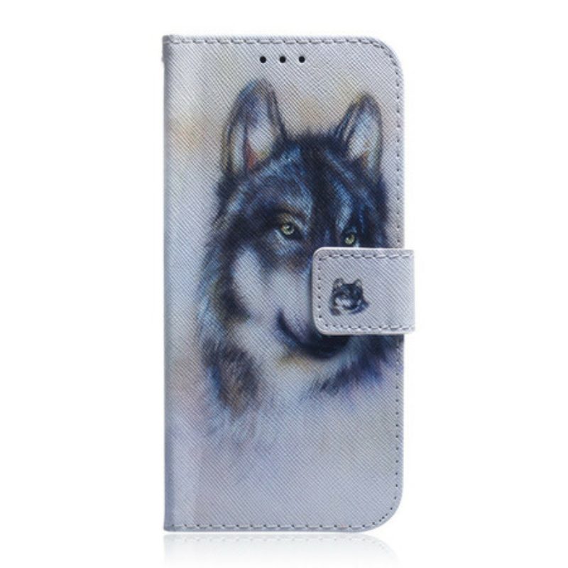 Leren Hoesje voor Poco X3 / X3 Pro / X3 NFC Honden Uiterlijk