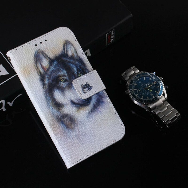 Leren Hoesje voor Poco X3 / X3 Pro / X3 NFC Honden Uiterlijk