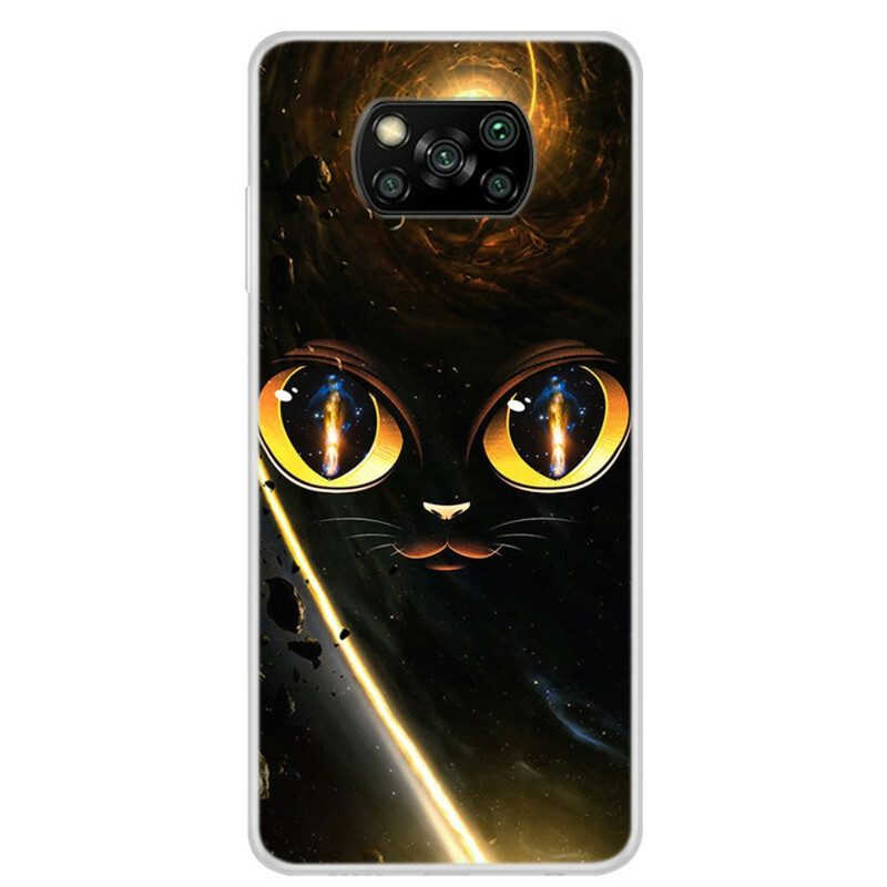 Telefoonhoesje voor Poco X3 / X3 Pro / X3 NFC Galaxy Kat