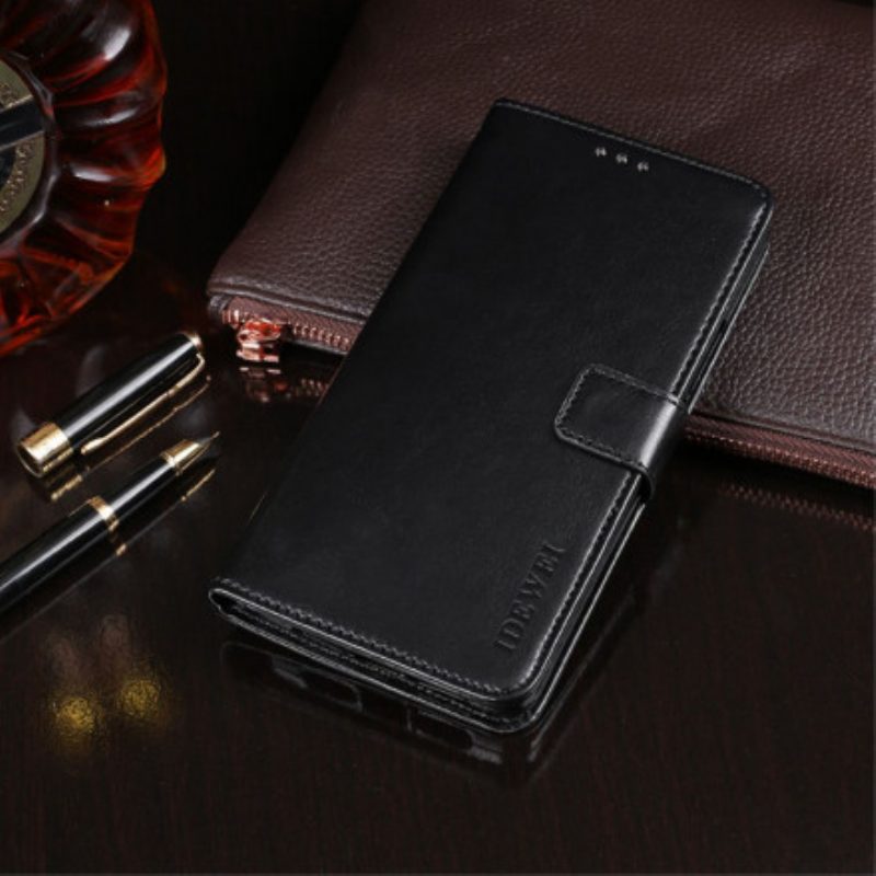 Flip Case voor Asus Zenfone 8 Flip Folio-hoesje Imitatieleer Idewei