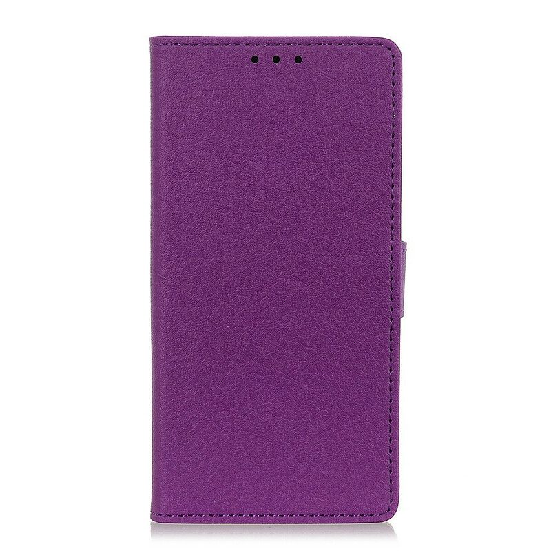 Flip Case voor Asus Zenfone 8 Flip Folio-hoesje Klassieke Klep Van Imitatieleer