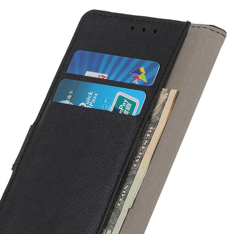 Flip Case voor Asus Zenfone 8 Flip Folio-hoesje Klassieke Klep Van Imitatieleer