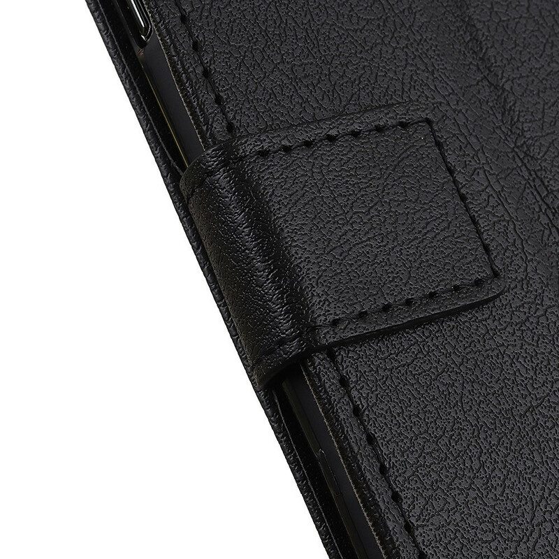 Flip Case voor Asus Zenfone 8 Flip Folio-hoesje Klassieke Klep Van Imitatieleer