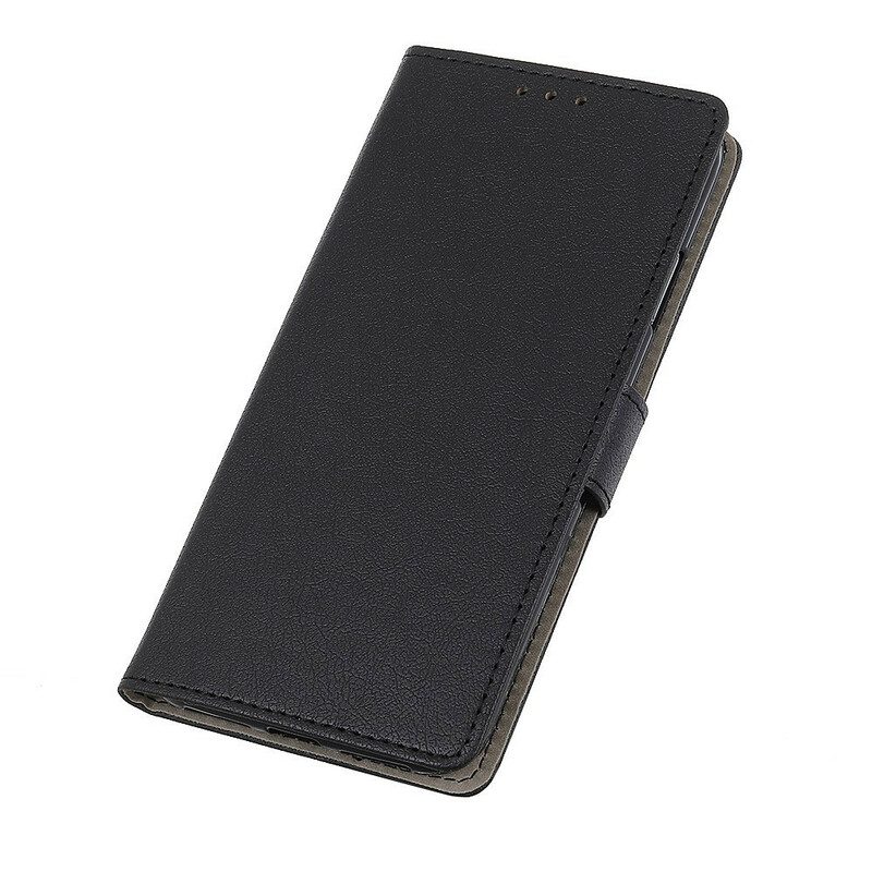 Flip Case voor Asus Zenfone 8 Flip Folio-hoesje Klassieke Klep Van Imitatieleer