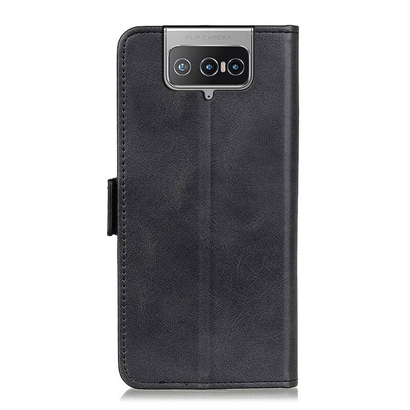 Folio-hoesje voor Asus Zenfone 8 Flip Flip Case Flipflap Dubbel