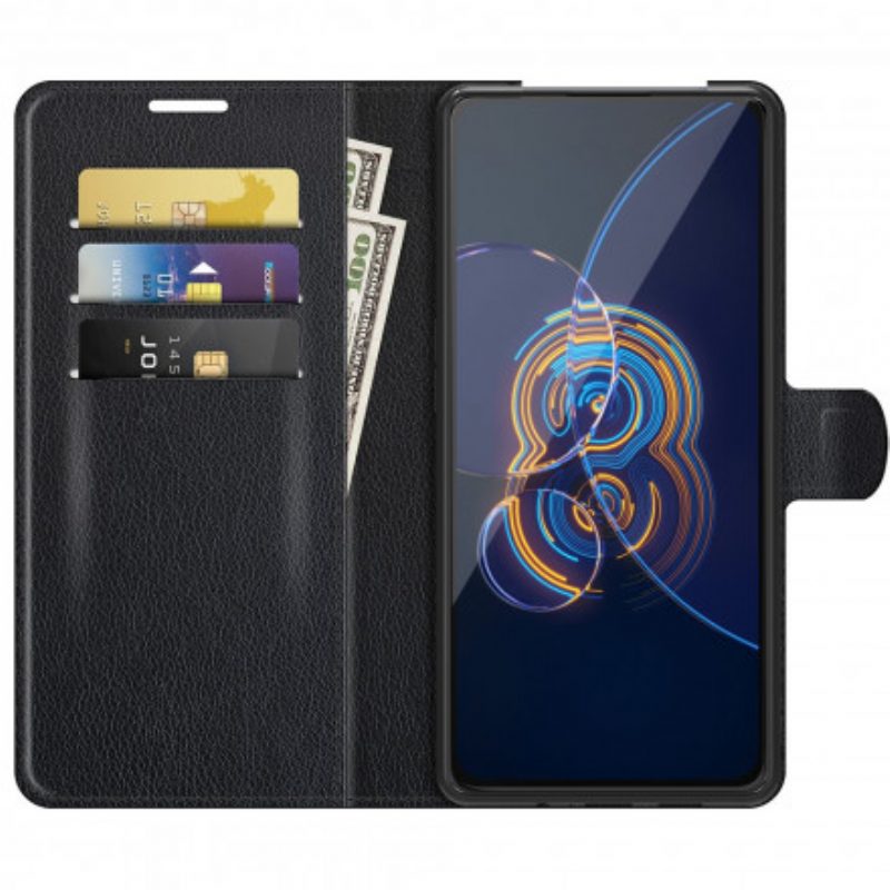 Folio-hoesje voor Asus Zenfone 8 Flip Flip Case Klassiek Kunstleer