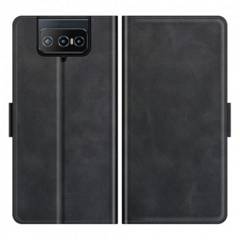 Folio-hoesje voor Asus Zenfone 8 Flip Flip Case Klassieke Dubbele Klep